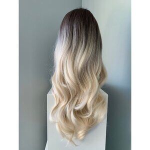 Long Ombre Blonde Body Wave Synthetic Wig - Taylor